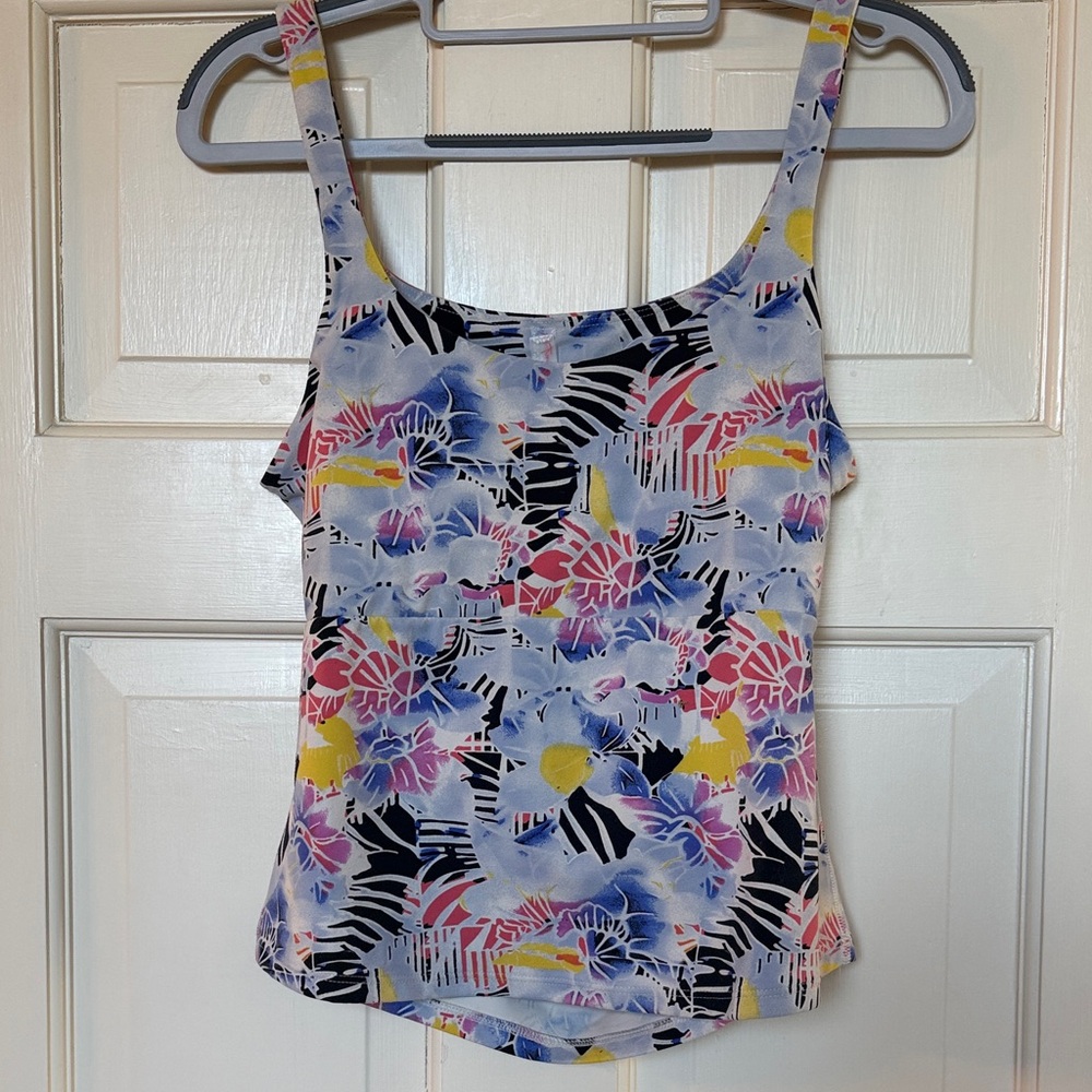FP Movement by Free People Multicolor Floral Tank Top